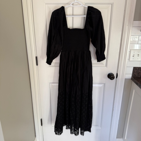 New! Free People Perfect Storm Midi Dress Black nwot 33995 - Picture 13 of 16